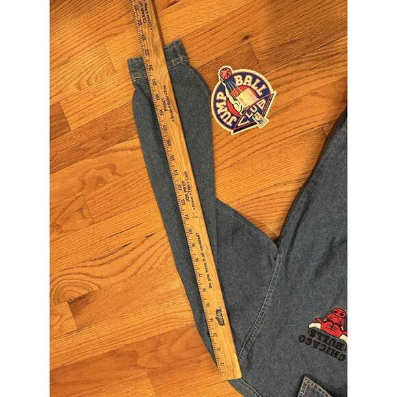 Jump Ball Club LONG SLEEVE DENIM CHICAGO BULLS SHIRT-SIZE 18 Mens Small - Picture 9 of 9